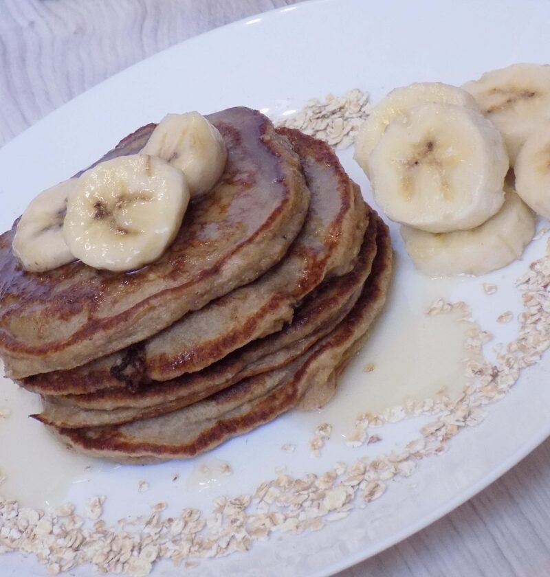 Pancakes owsiane z bananami