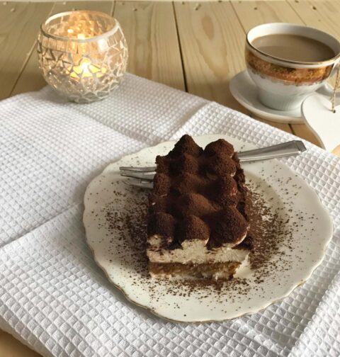 Ciasto śmietankowo-kawowe