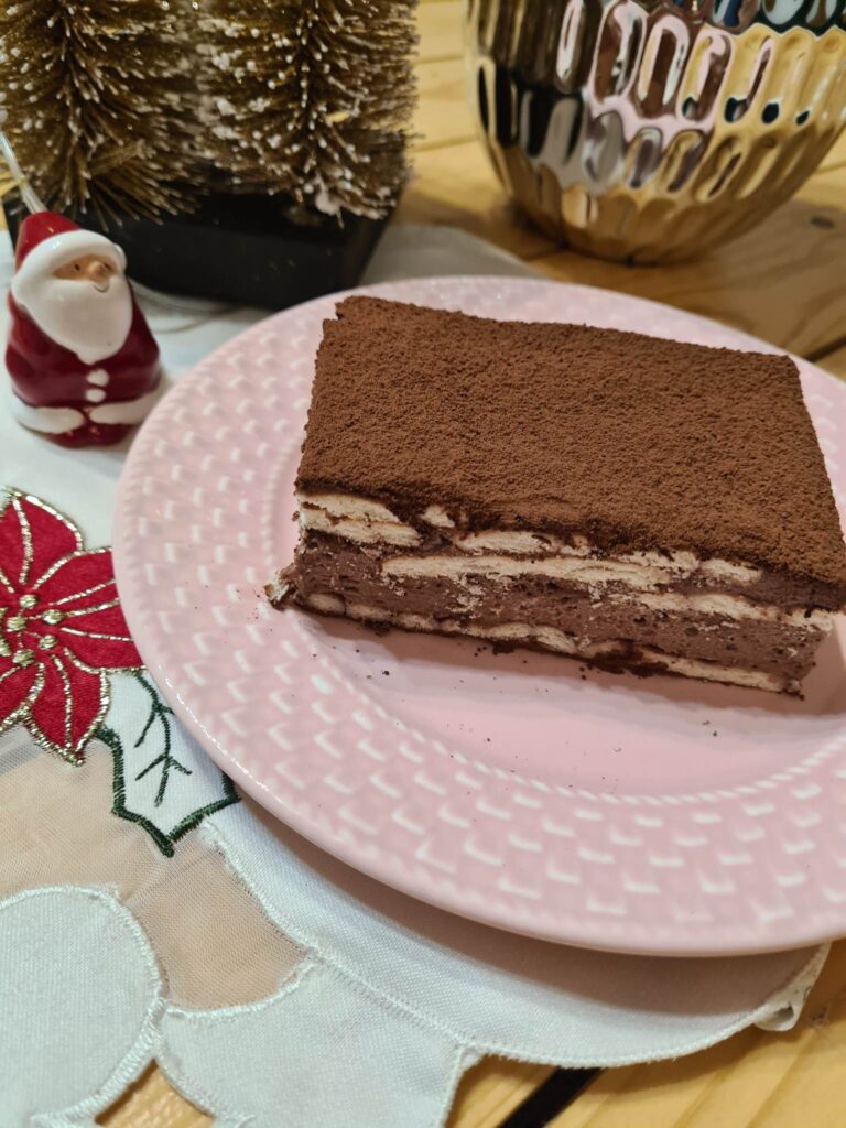Nepečený kakaový koláč